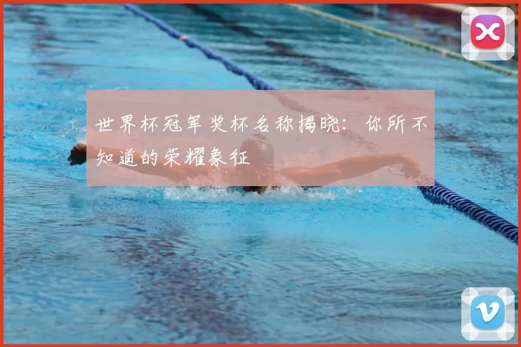 世界杯冠军奖杯名称揭晓：你所不知道的荣耀象征