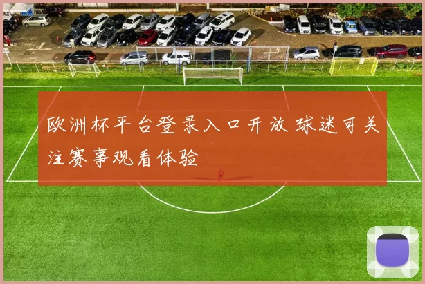 欧洲杯平台登录入口开放 球迷可关注赛事观看体验