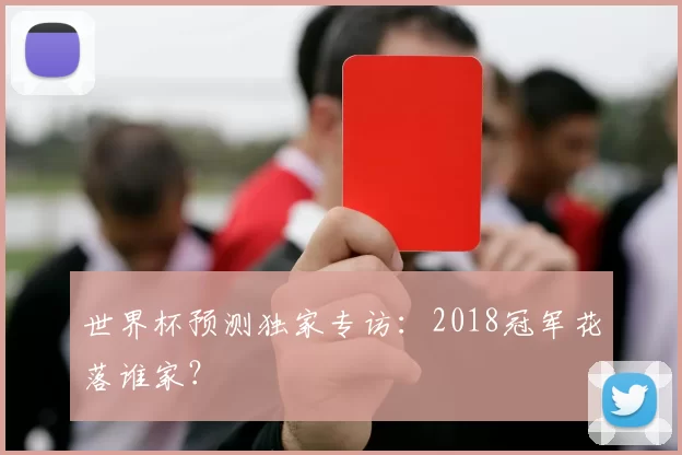 世界杯预测独家专访：2018冠军花落谁家？